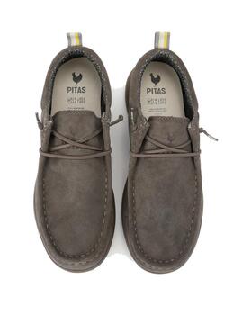 Zapatilla Walk In Pitas M Texas 37 Tortola Gris hombre