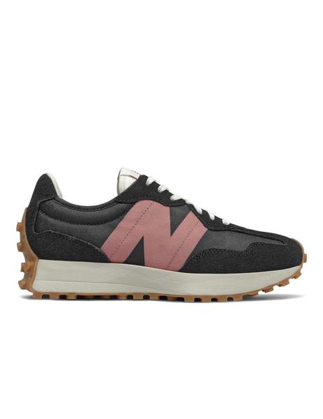 reforma Terraplén Joya Zapatillas New Balance 327 mujer Negro y Rosa