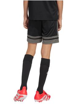 Short Adidas Y Squa25 Negro/Gris/Rojo niño