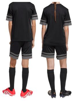 Short Adidas Y Squa25 Negro/Gris/Rojo niño