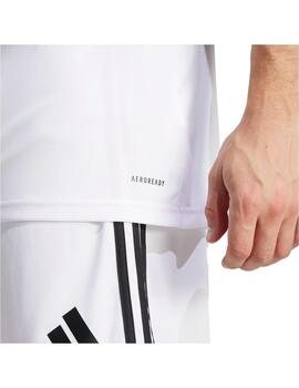 Camiseta Adidas M Squa25 Blanco/Negro para hombre