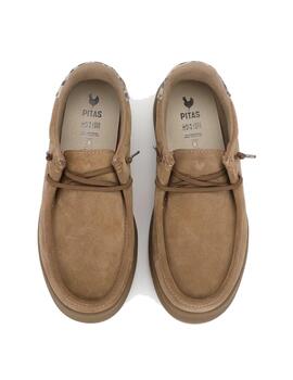 Zapatilla Walk In Pitas W Lyon 47 Camel mujer