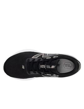 Zapatilla NB W Fresh Foam 520 LK9 Negro/Plata
