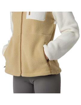 Polar TNF WM Yumiori Full Zip Beige/Blanco