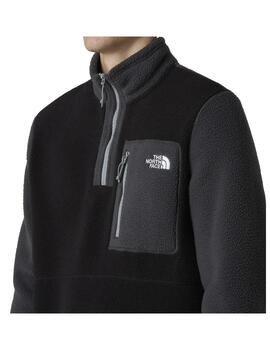 Polar The North Face MN Yumiori 1/4 Zip Gris/Negro
