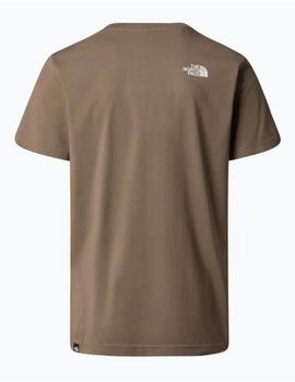 Camiseta The North Face MN Simple Dome Mocha Marrón