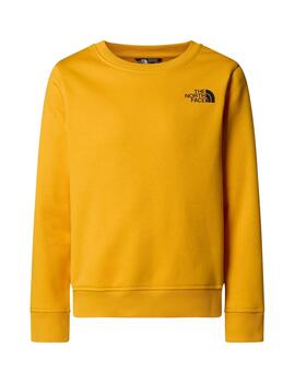 Sudadera The North Face YT Teen Box NSE Crew Amarillo niño