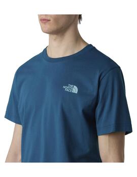 Camiseta The North Face MN Vertical Logo Azul hombre