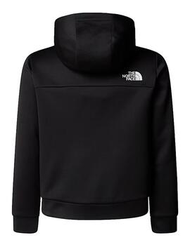Softshell TNF YT Teen Reaxion FZ Negro