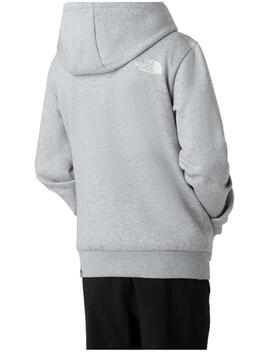 Sudadera TNF YT Teen Simple Dome Hoodie Gris