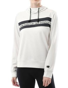 Sudadera NB Relentless Mujer Beige y Negro