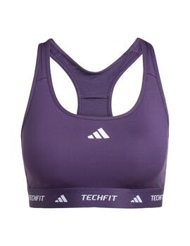 Top Adidas W Techfit Medium Support Violeta