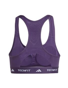 Top Adidas W Techfit Medium Support Violeta