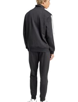 Chándal Adidas M 3S FL TT Negro/Blanco para hombre
