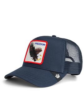 Gorra Goorin Bros Freedom Eagle Trucker Marino