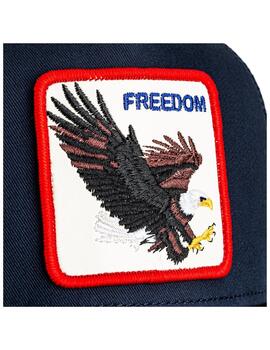 Gorra Goorin Bros Freedom Eagle Trucker Marino