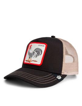 Gorra Goorin Bros Rooster Trucker Negro/Tostado