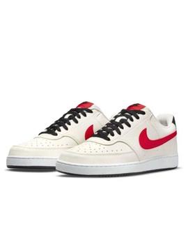 Zapatilla Nike M Court Vision Low NN Blanco/Rojo