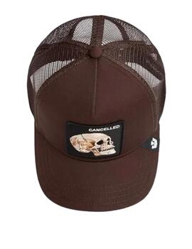 Gorra Goorin Bros The Cancelled Skull Marrón