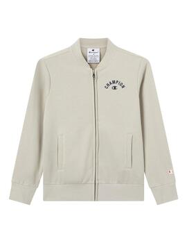 Chaqueta Champion B Full Zip Beige/Negro