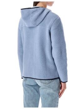 Polar Patagonia W Retro Pile FZ Hoody Celeste