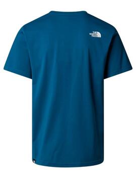 Camiseta TNF MN Easy Azul/Blanco