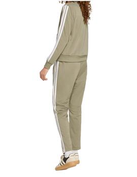Chándal Adidas W ESS 3S Verde/Blanco para mujer