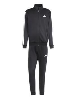Chándal Adidas M 3S FL TT Negro/Blanco para hombre
