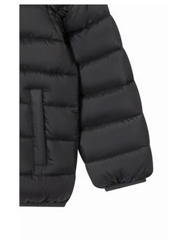 Cazadora Champion B Puffer Hooded Negro
