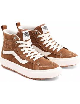 Zapatilla Vans UA Sk8-Hi Mte-1 Marrón/Blanco