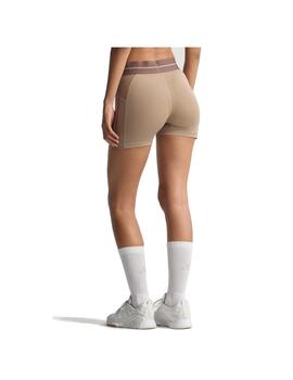 Short Adidas W HYG RIB 1/4 Marrón