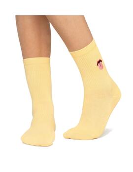 Calcetin Jimmy Lion Mouth Amarillo