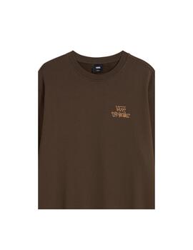 Sudadera Vans MN Stomper Loose Fit Crew Marrón