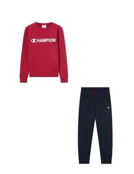 Chándal Champion B Sweatsuit Granate/Marino