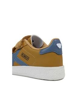Zapatilla Munich Mini Barru VCO 11 Camel/Azul