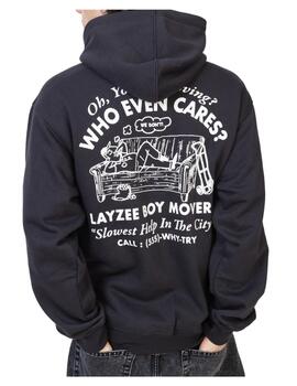 Sudadera Vans MN Moving Co Hoodie Negro/Blanco