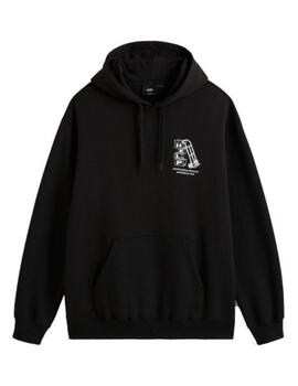 Sudadera Vans MN Moving Co Hoodie Negro/Blanco