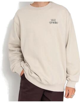 Sudadera Vans MN Stomper Loose Fit Crew Beige