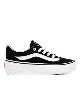 Zapatilla Vans Shape Ni Platform Negra
