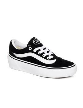 Zapatilla Vans Shape Ni Platform Negra