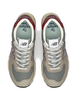 Zapatilla New Balance U 574SKB Gris/Beige