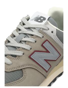 Zapatilla New Balance U 574SKB Gris/Beige
