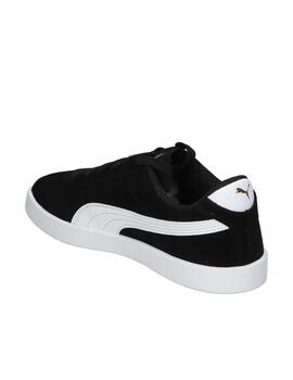 Zapatilla Puma JR Club II Negro y blanco para niño