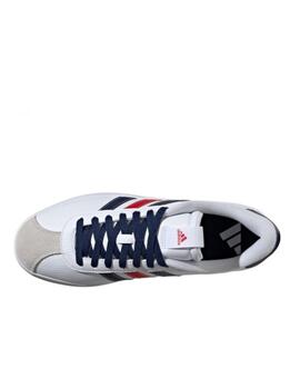 Zapatilla Adidas M VL Court 3.0 Blanco/Marino/Rojo