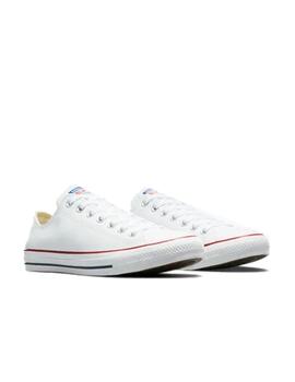 Zapatilla Converse All Star Baja Piel Blanco