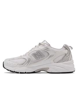 Zapatilla New Balance U 530EMA Blanco/Plata