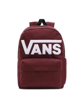 Mochila Vans Old Skool Bottle Granate/Blanco