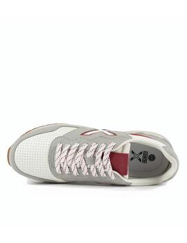 Zapatilla Munich M Dash Premium 256 Gris/Rojo