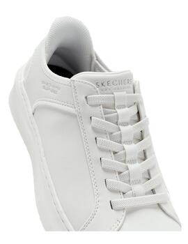 Zapatilla Skechers M Court Break Slip-ins WHT