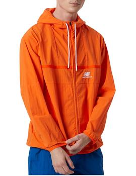 Cortavientos New Balance Ath Wind Hombre Naranja